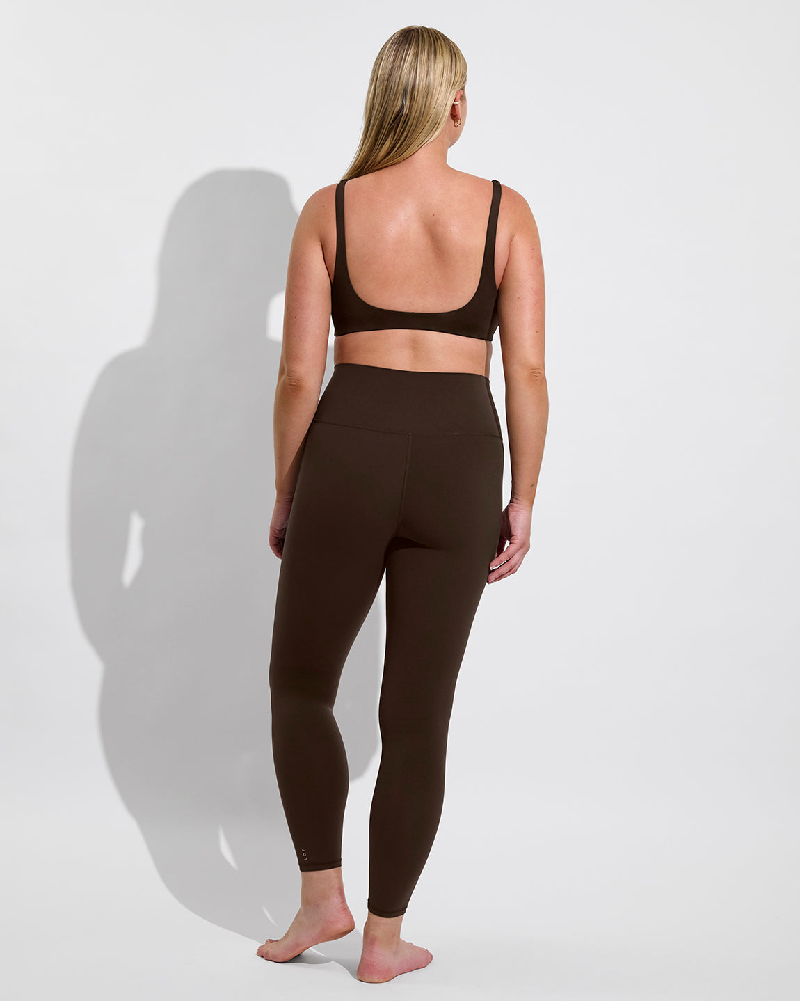 Club Top D (36DD, Size L) + Super Moves Tight - Cold Brew (Size L)