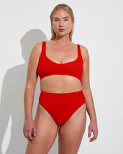 Club top D (36DD, Size L) + Hi Hi Bottom - Sweet Chili Heat (Size L)