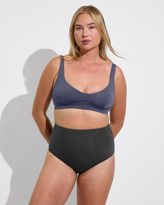 Club Top D+ - Varsity (36DD, Size L) + Hi Tide Bottom - Eclipse (Size L)