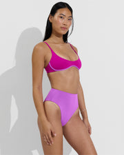 Club Top Micro - Aloha / Punch + Hi Hi Bottom - Punch (Size S)