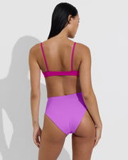 Club Top Micro - Aloha / Punch + Hi Hi Bottom - Punch (Size S)