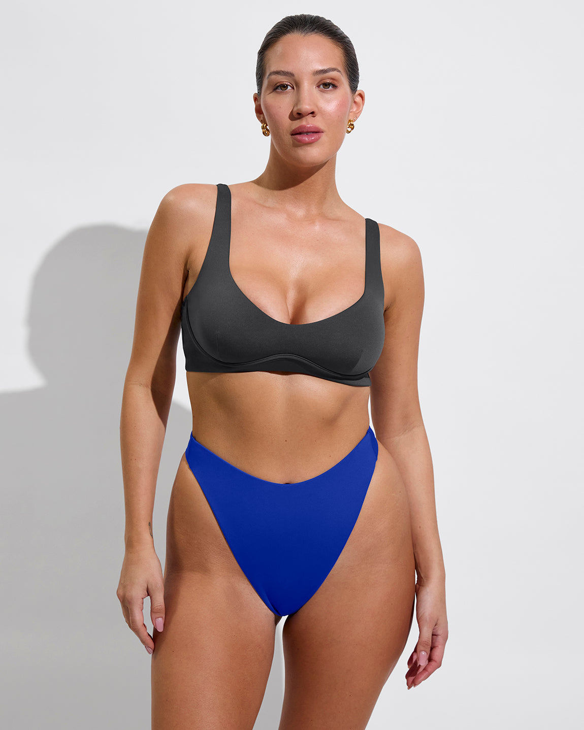 Club Top D+ - Eclipse (34DD, Size L) + Throwback Thong - First Place (Size L)