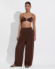 Coco Top + Day Trip Pant - Cold Brew (Size S)