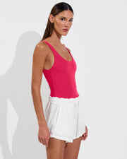 Double Scoop Suit - La La Land + Getaway Short 2.5" - Coconut (Size S)