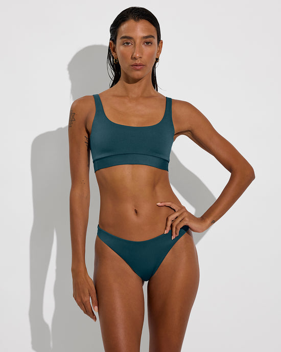 Double Scoop Top + Dip Bottom - Deep End (Size S)