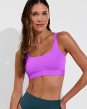 Double Scoop Top - Punch + Hi Hi Bottom - Deep End (Size S)