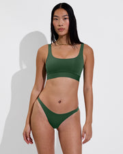 Double Scoop Top + Rio Bottom - Tropics (Size S)