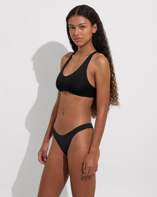 Far Out Top D+ (32DDD) + Streamline Bottom - Jet (Size S)