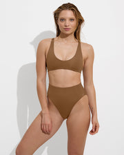 Far Out Top + Hi Hi Bottom - Tan Lines (Size S)