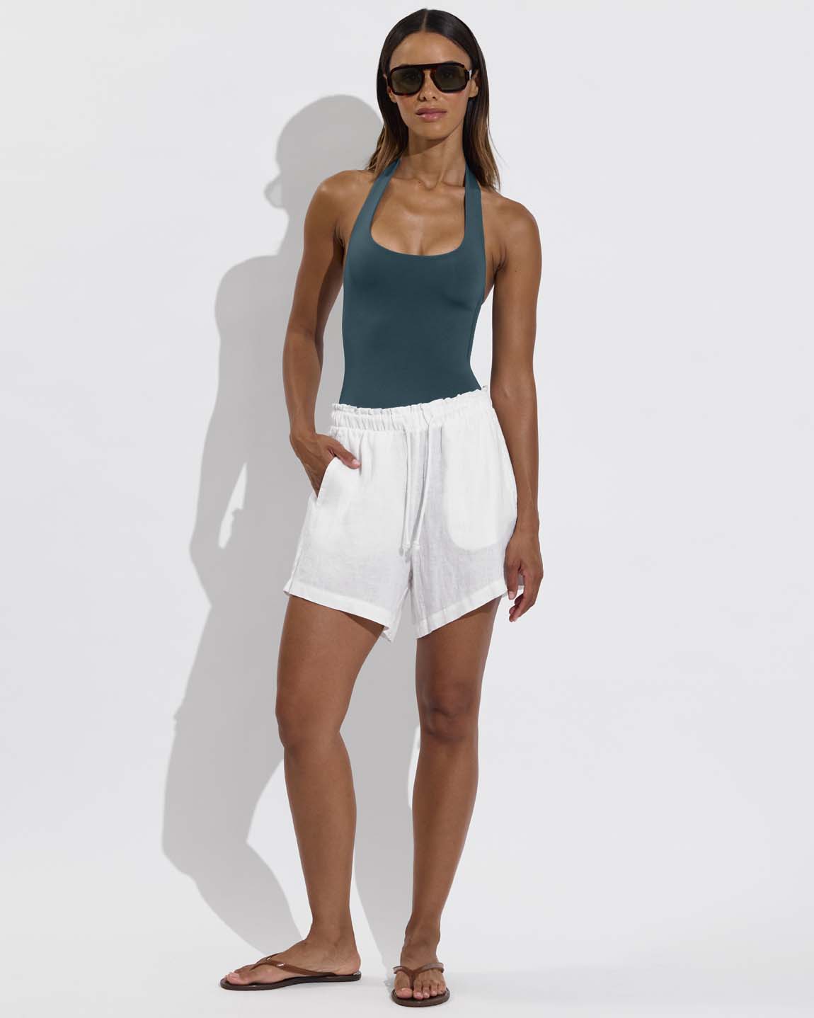 Halo Suit - Deep End + Getaway Short 5" - Coconut (Size S) 