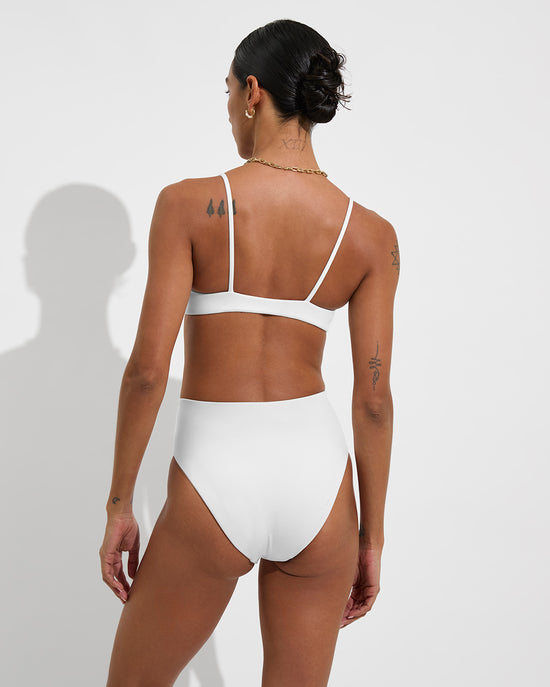 Sunday Top + Hi Hi Bottom - Coconut (Size S)