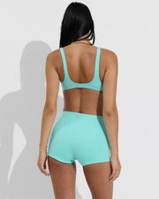 Plunge Top + Hi Line Shortie - Drift (Size S)