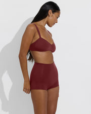 La Plage Top + Hi Line Shortie - Jam (Size S)