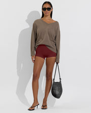 Hi Line Shortie - Jam (Size S)