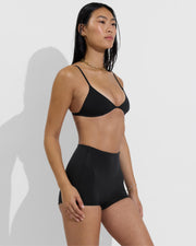 Sandy Top + Hi Line Shortie - Jet (Size S)