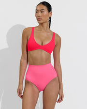 Plunge Top - Rescue + Hi Tide Bottom - Zinc (Size S)