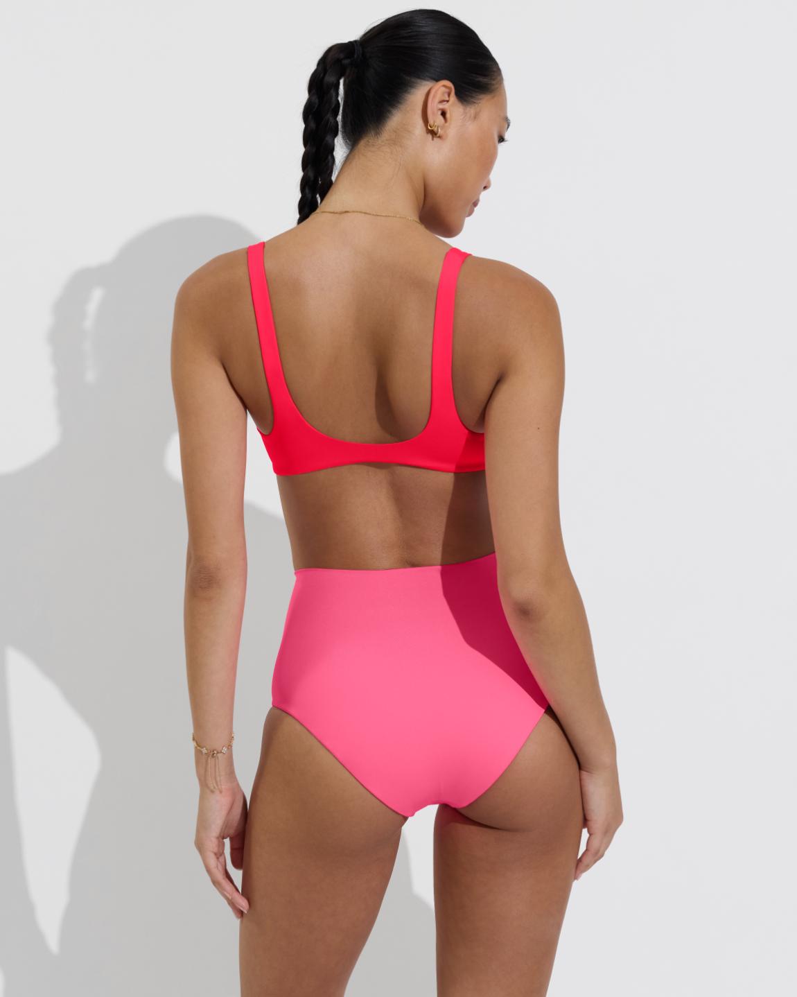 Plunge Top - Rescue + Hi Tide Bottom - Zinc (Size S)