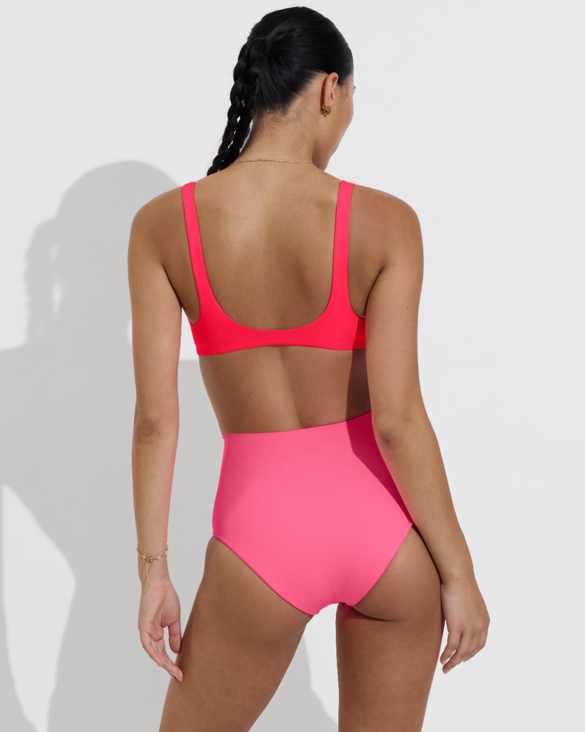 Plunge Top - Rescue + Hi Tide Bottom - Zinc (Size S)