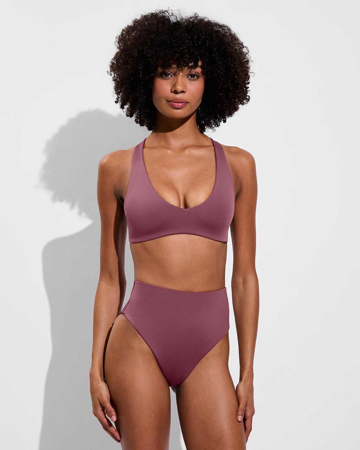La Crosse Top + Hi Hi Bottom - Desert Plum (Size S)