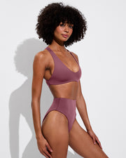 La Crosse Top + Hi Hi Bottom - Desert Plum (Size S)