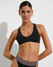 La Crosse Top - Jet + Beach Break Bottom - Jet/Stormy (Size Small) 