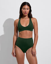 La Crosse Top + Hi Tide Bottom - Palm (Size S)