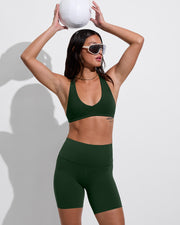 La Crosse Top + Super Moves Short 5" - Palm (Size S)
