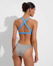 La Crosse Top - Point Break + Dip Bottom - Beach (Size S)