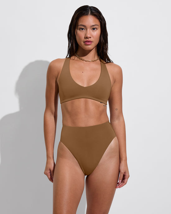 La Crosse Top + Hi Hi Bottom - Tan Lines (Size S)