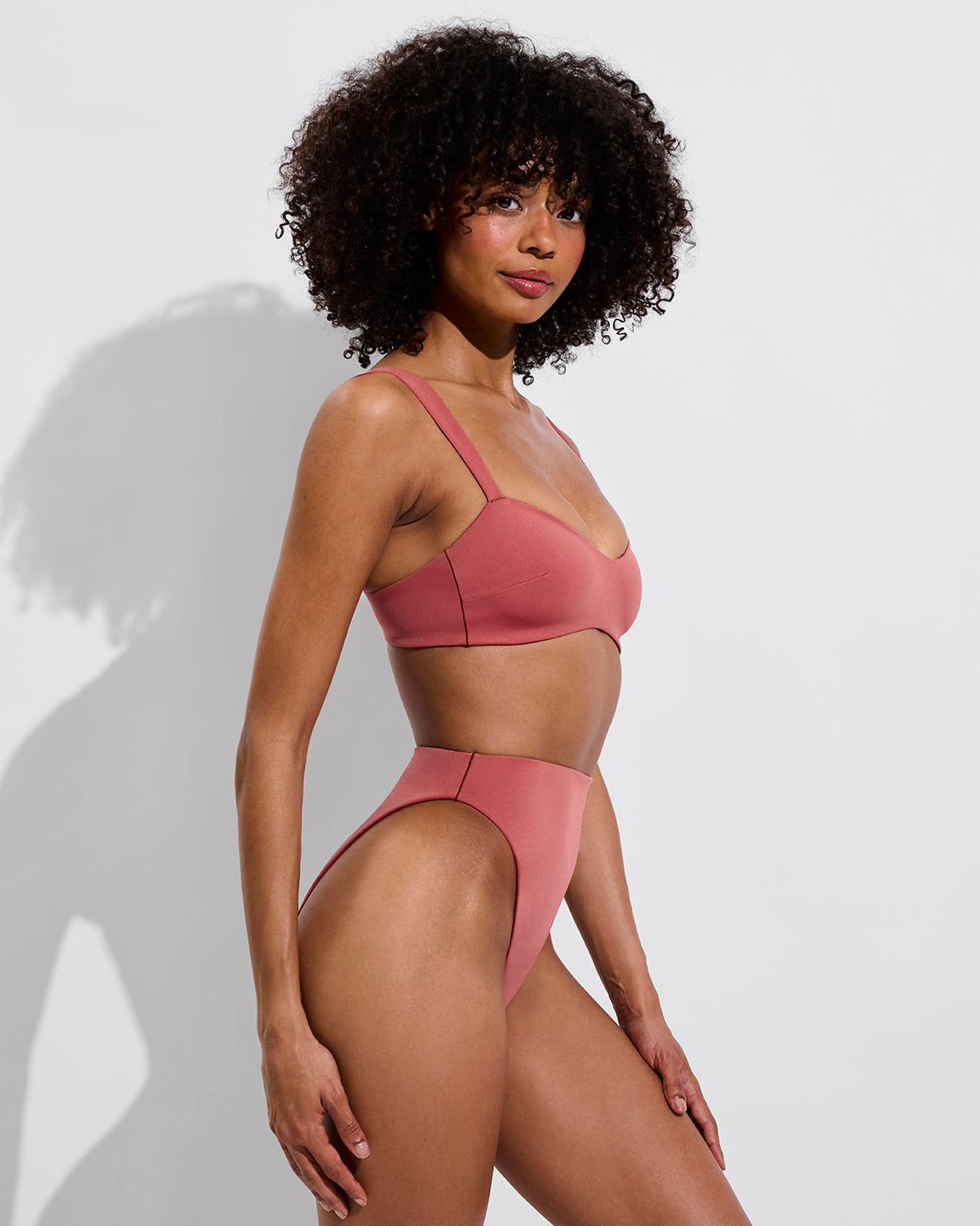 La Plage Top + Super Hi Hi Bottom - Camp (Size S)