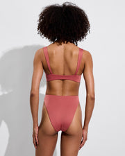 La Plage Top + Super Hi Hi Bottom - Camp (Size S)