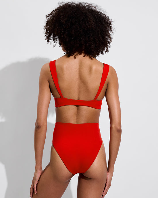 La Plage Top + Hi Hi Bottom - Sweet Chili Heat (Size S)