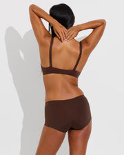 Sunday Top D+ (32DD, Size S) + Lo Lo Shortie - Cold Brew (Size S)