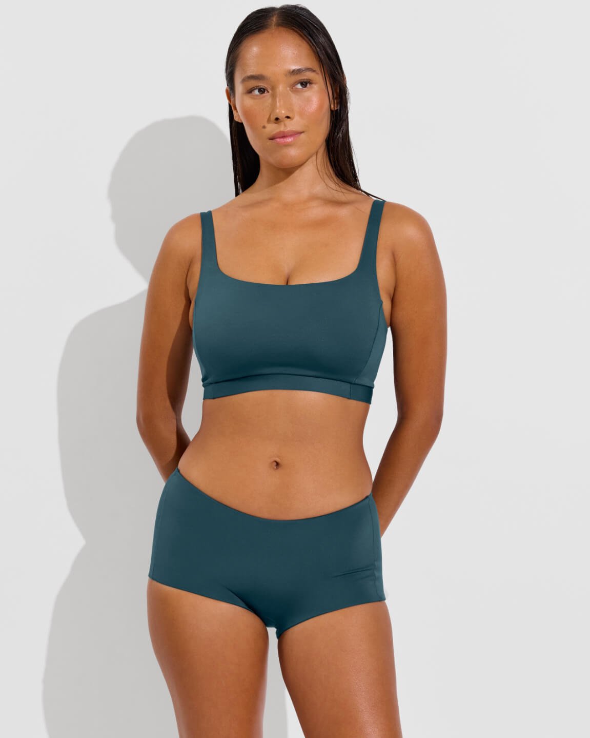 Top Shelf (32DD, Size S) + Lo Lo Shortie - Deep End (Size S)