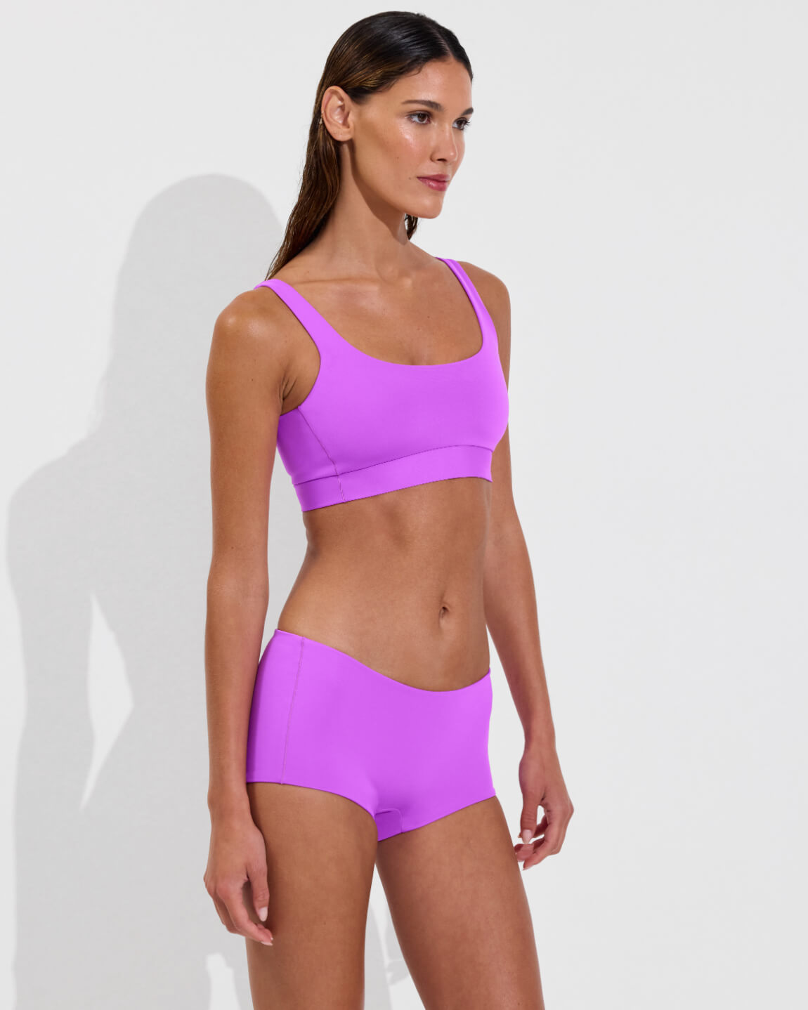 Double Scoop Top + Lo Lo Shortie - Punch (Size S)