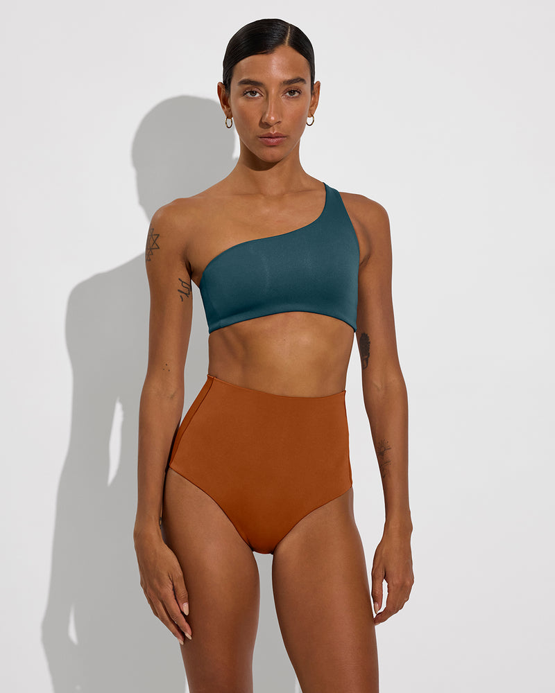 Offshore Top - Deep End + Hi Tide Bottom - Bronze (Size S)
