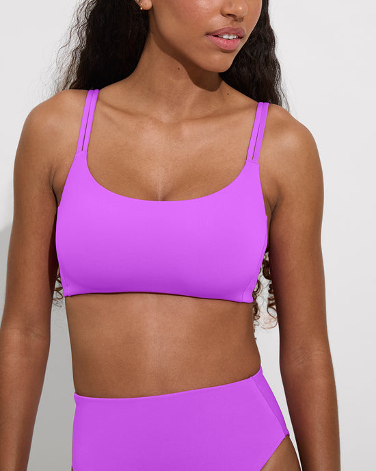 Pool Days Top D+ (32DDD, Size S) + Hi HI Bottom - Punch (Size S)
