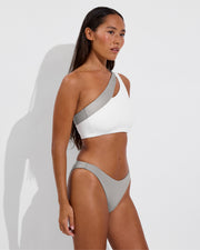 Playa Top D+ - Coconut / Beach (32DD, Size S) + Dip Bottom - Beach (Size S)