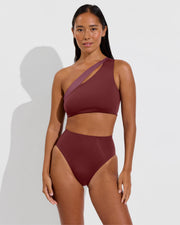 Playa Top D+ (32DD, Size S) - Jam / Desert Plum + Hi Hi Bottom - Jam (Size S)