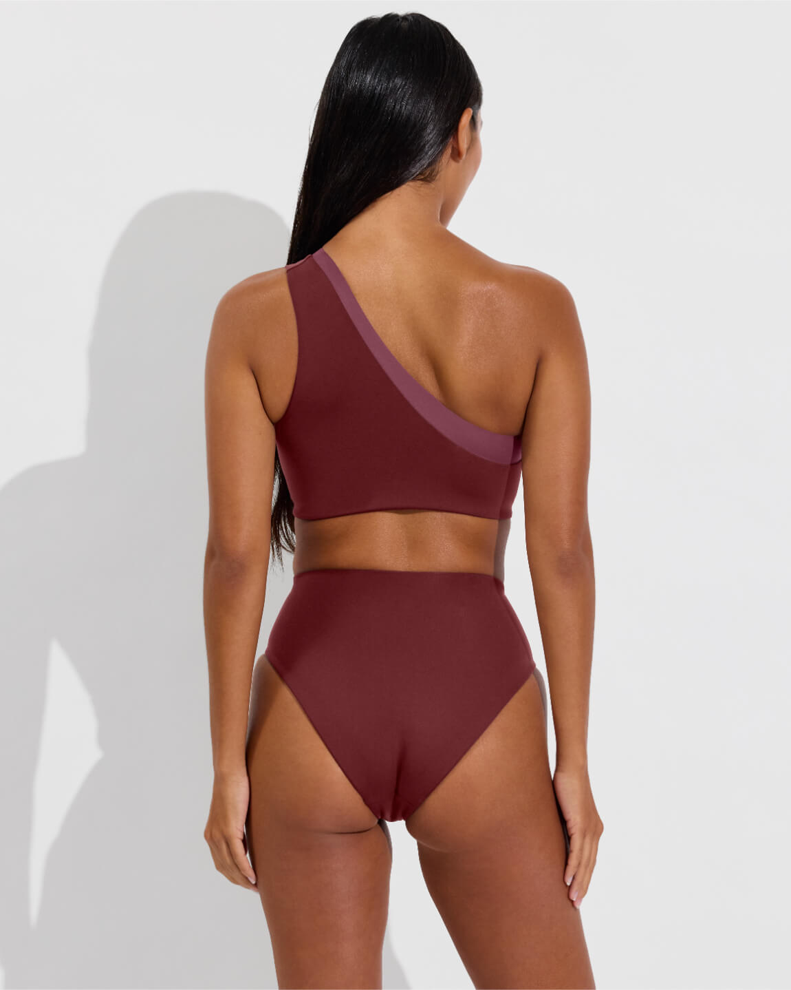 Playa Top D+ (32DD, Size S) - Jam / Desert Plum + Hi Hi Bottom - Jam (Size S)