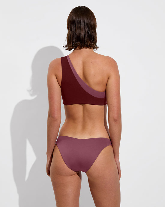 Playa Top - Jam / Desert Plum + Wear To Bottom - Desert Plum (Size S)