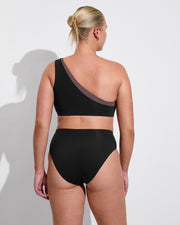Playa Top D+ - Jet / Stormy (36DD, Size L) + Hi Hi Bottom - Jet (Size L)