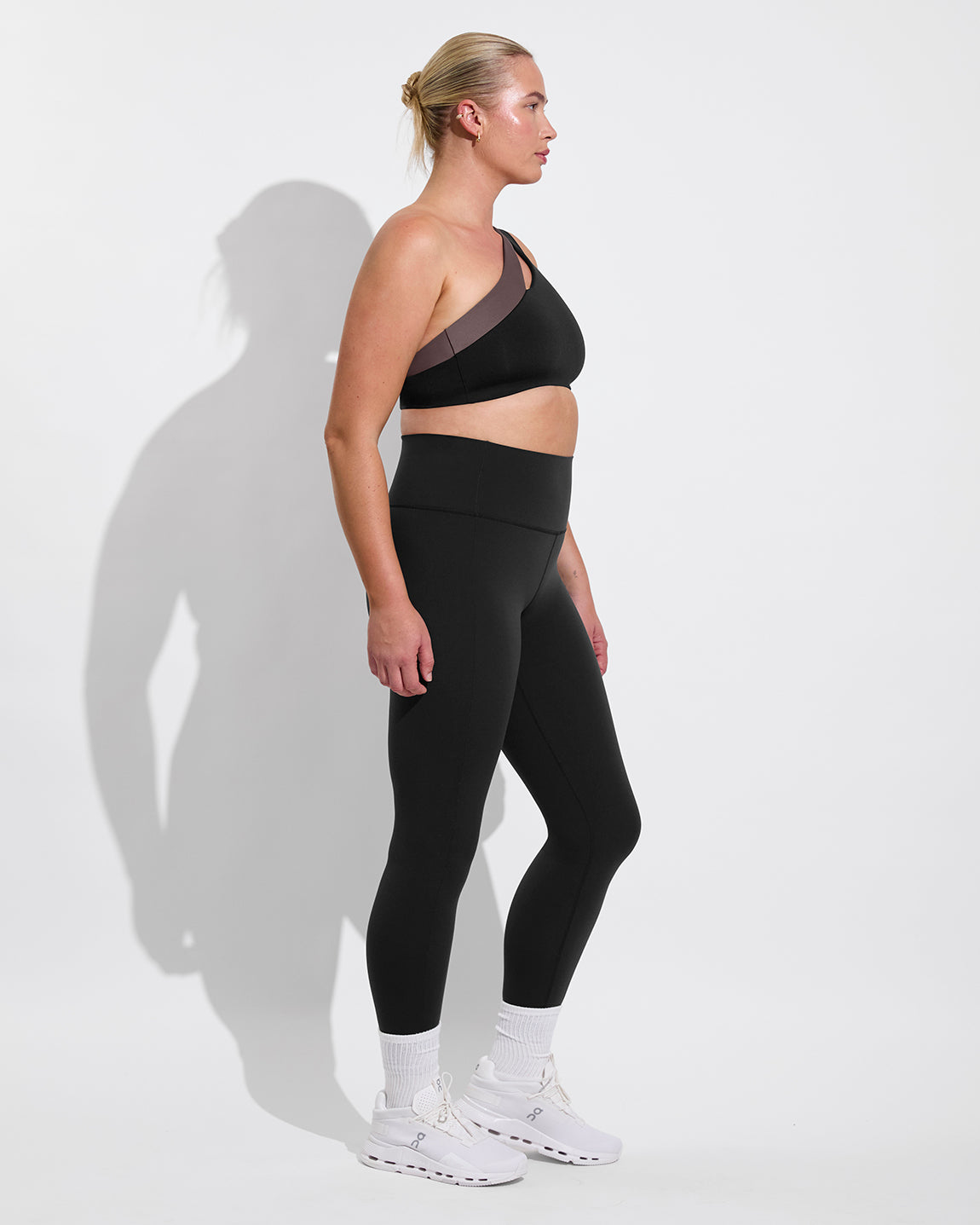 Playa Top D+ - Jet / Stormy (36DD, Size L)+ Super Moves Tight - Jet (Size L)