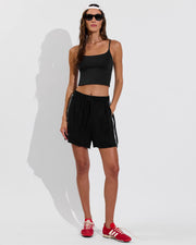 Pool Days Tankini + Layup Short 4" - Jet (Size S)