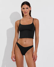 Pool Days Tankini + Dip Bottom - Jet (Size S)