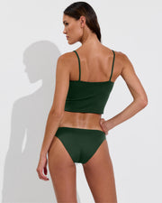 Pool Days Tankini + Wear To Bottom - Palm (Size S)