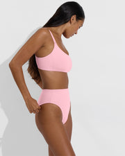 Pool Days Top D+ (32DD, Size S)+ Hi Hi Bottom - Delight (Size S)