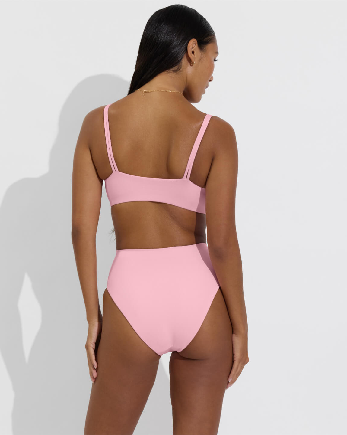 Pool Days Top D+ (32DD, Size S)+ Hi Hi Bottom - Delight (Size S)