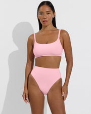 Pool Days Top D+ (32DD, Size S)+ Hi Hi Bottom - Delight (Size S)