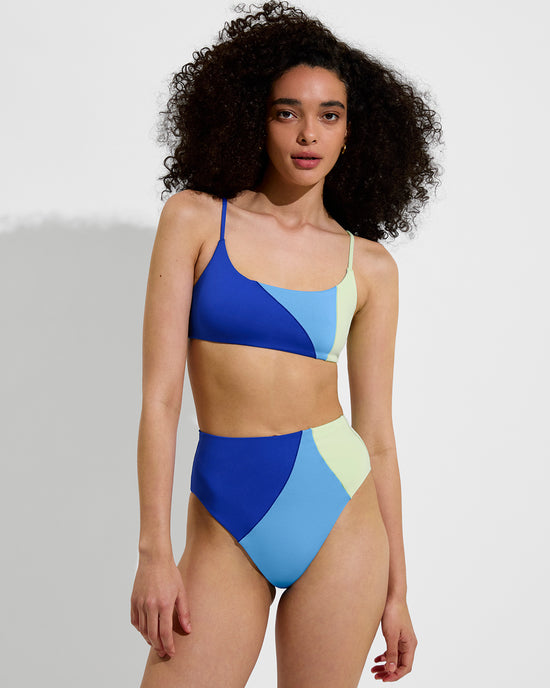 Pool Days Top + Hi Hi Bottom - First Place / Point Break / Mojito (Size S)
